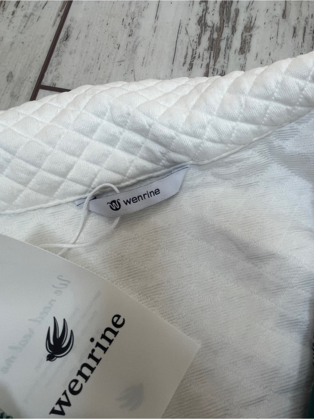 NWT Werine Quilted Knit Mini Dress - XL White - Picture 15 of 16